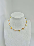 Flower Necklace - Yellow