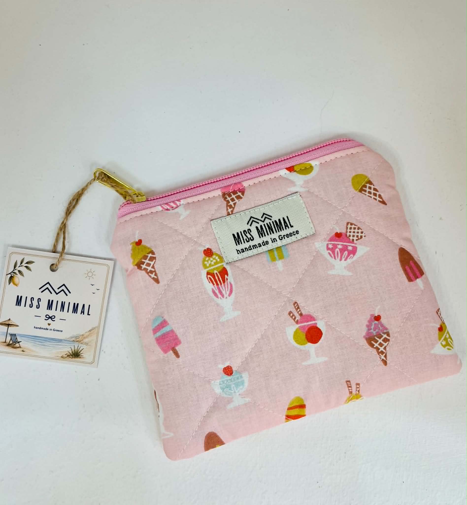 Ice Cream Mini Zipper Pouch