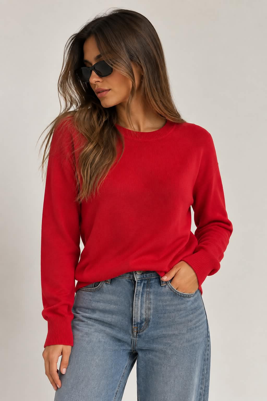 Soft Essential Knit Red