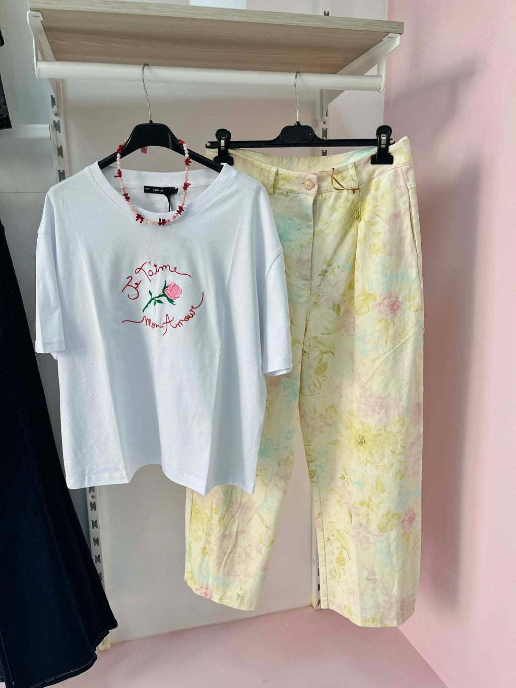 Floral Wide Leg Παντελόνι