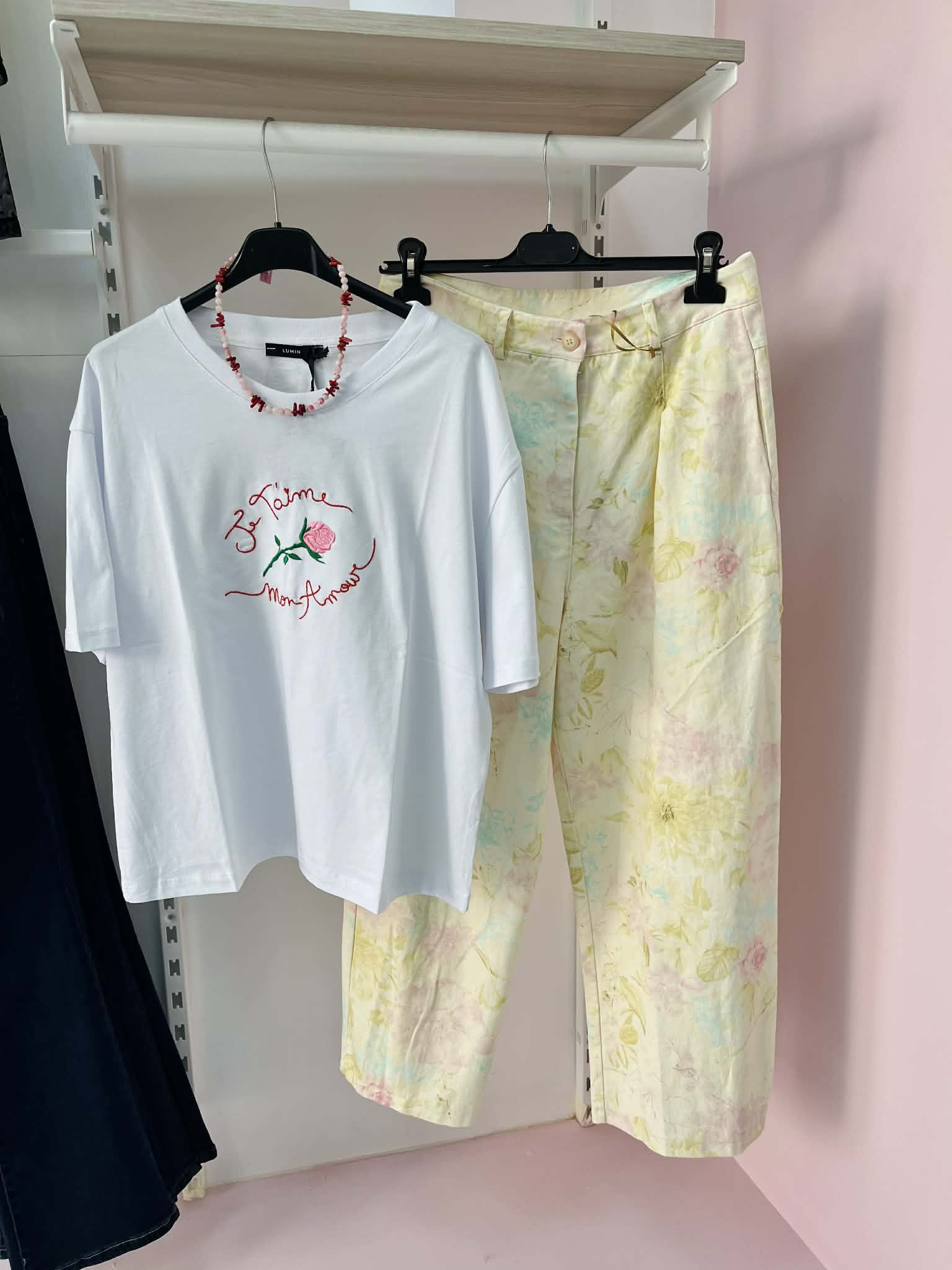 Floral Wide Leg Παντελόνι
