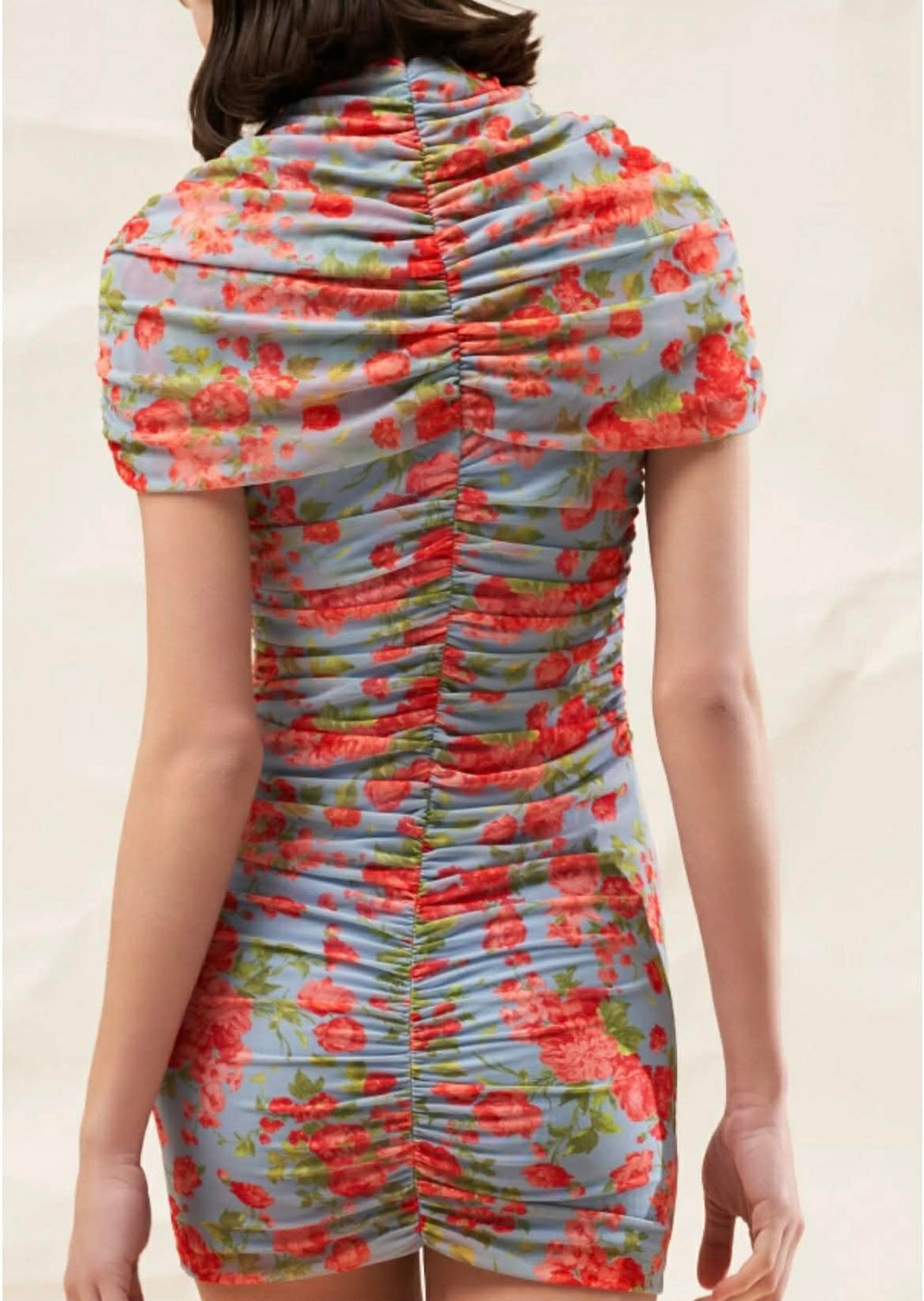 Floral Dress With Gripping
