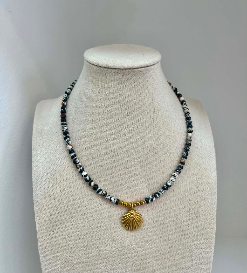 Midnight Shell Necklace