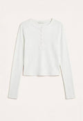 Lumina button top white