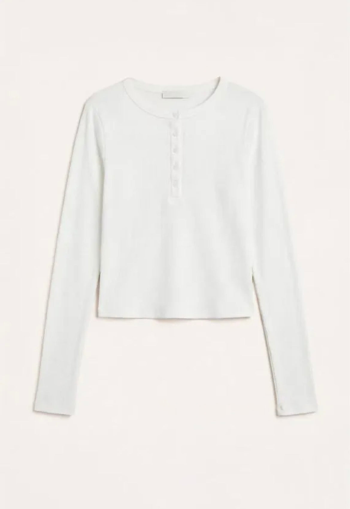 Lumina button top white