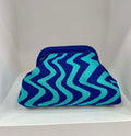 Wave Clutch - Blue