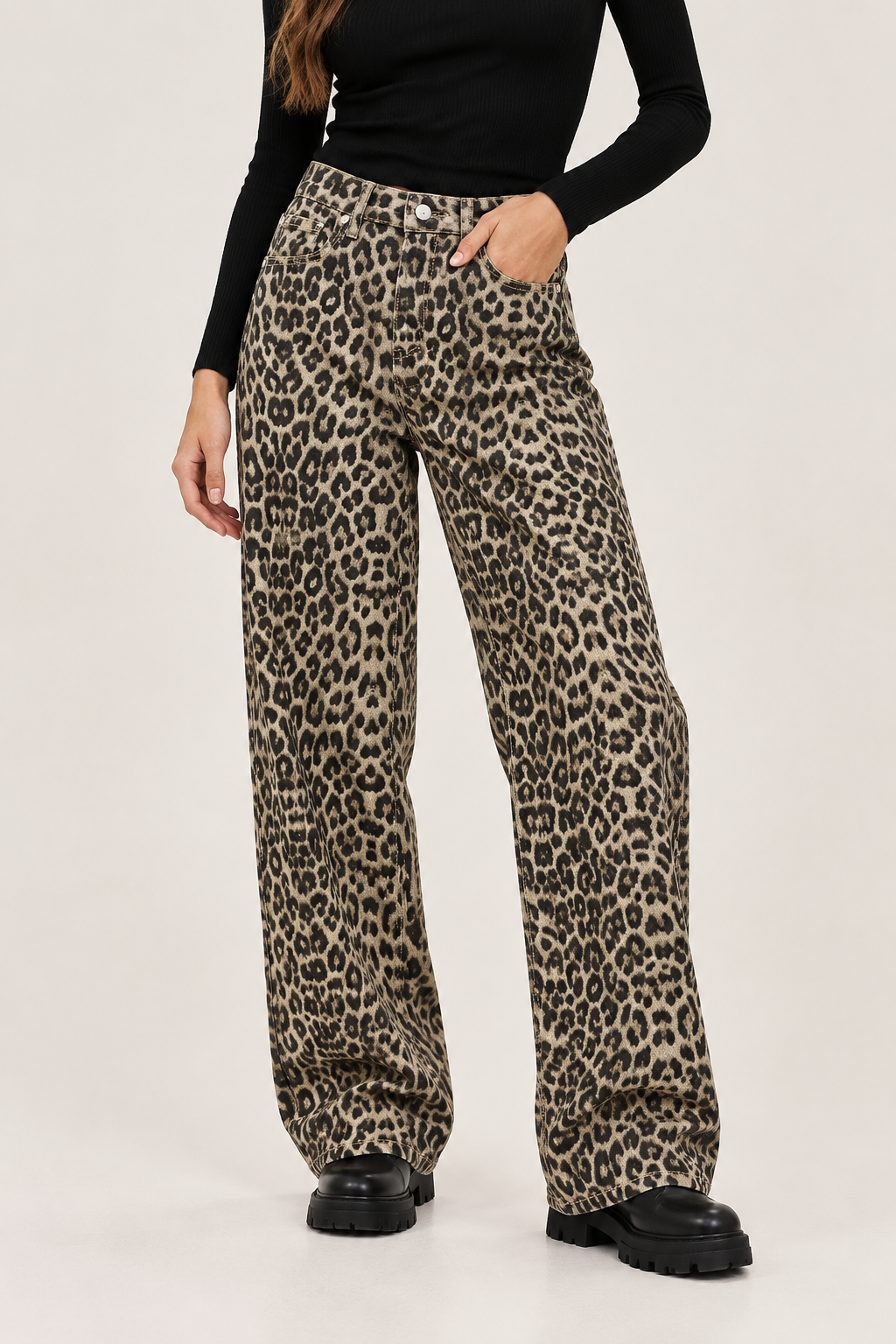 Leopard Jean