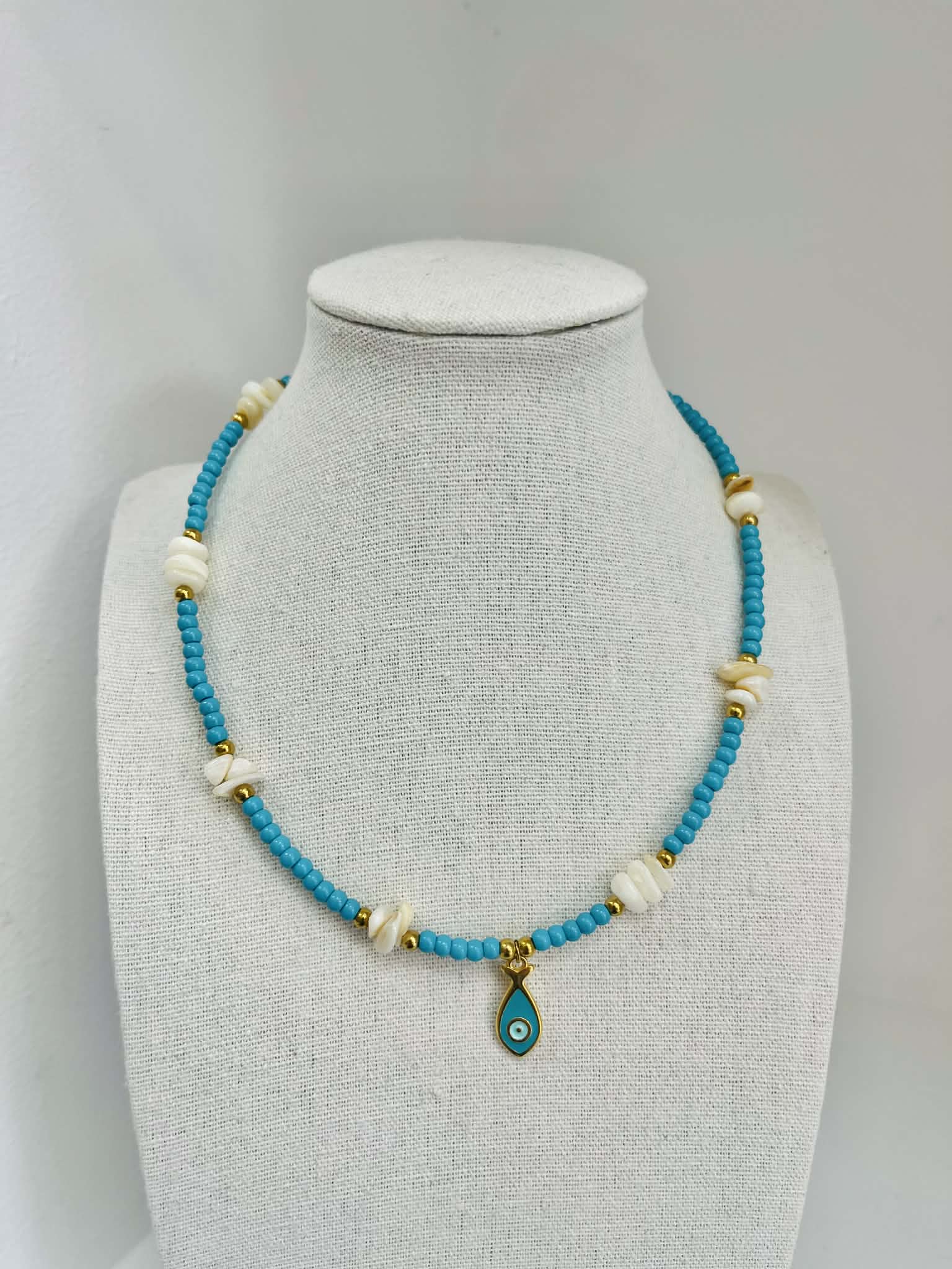 Santorini Eye Neckalce