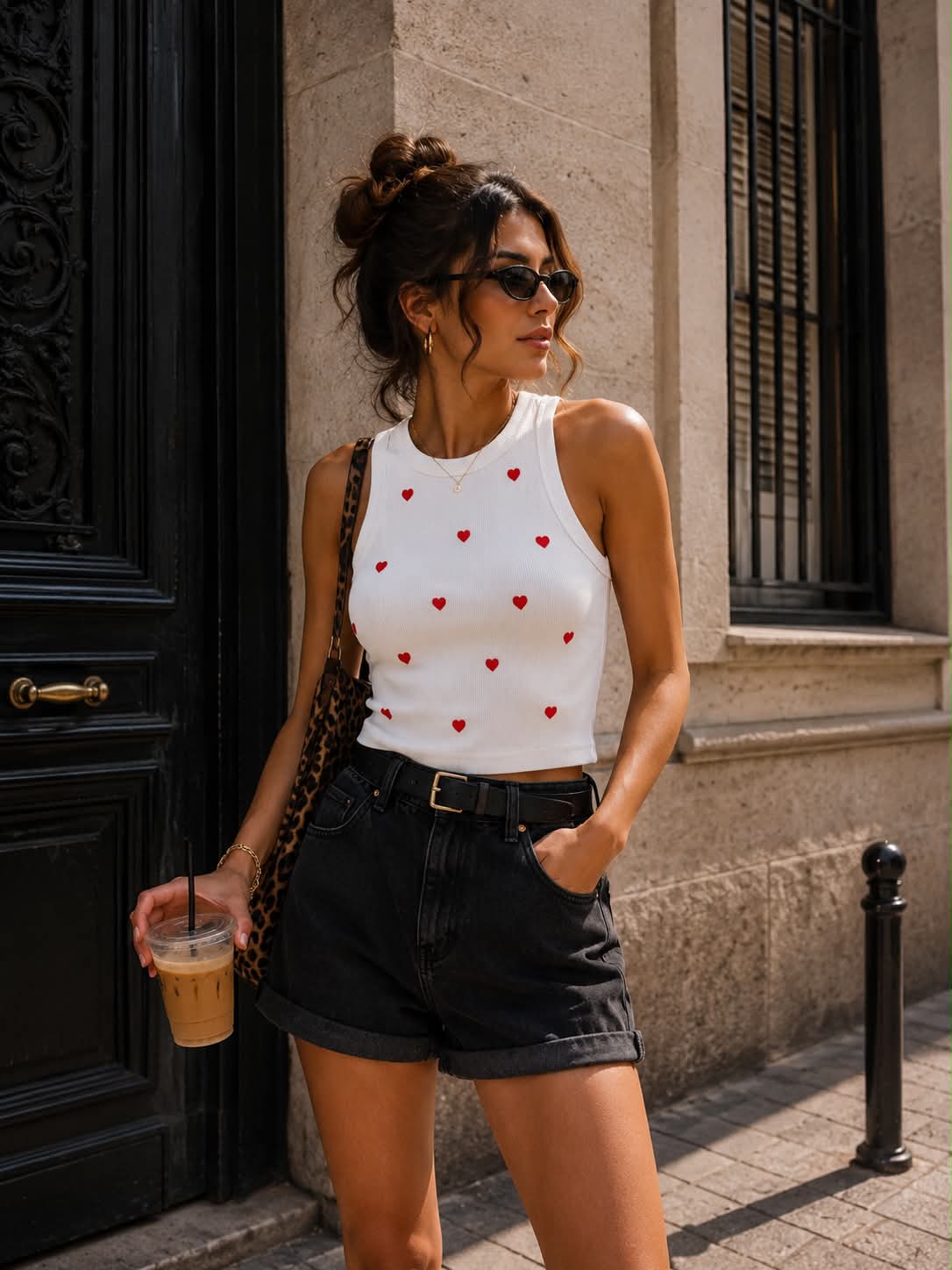 White Hearts Top