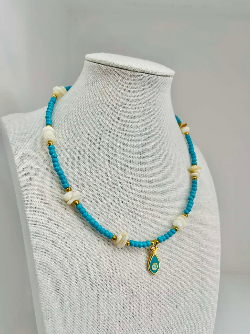Santorini Eye Neckalce