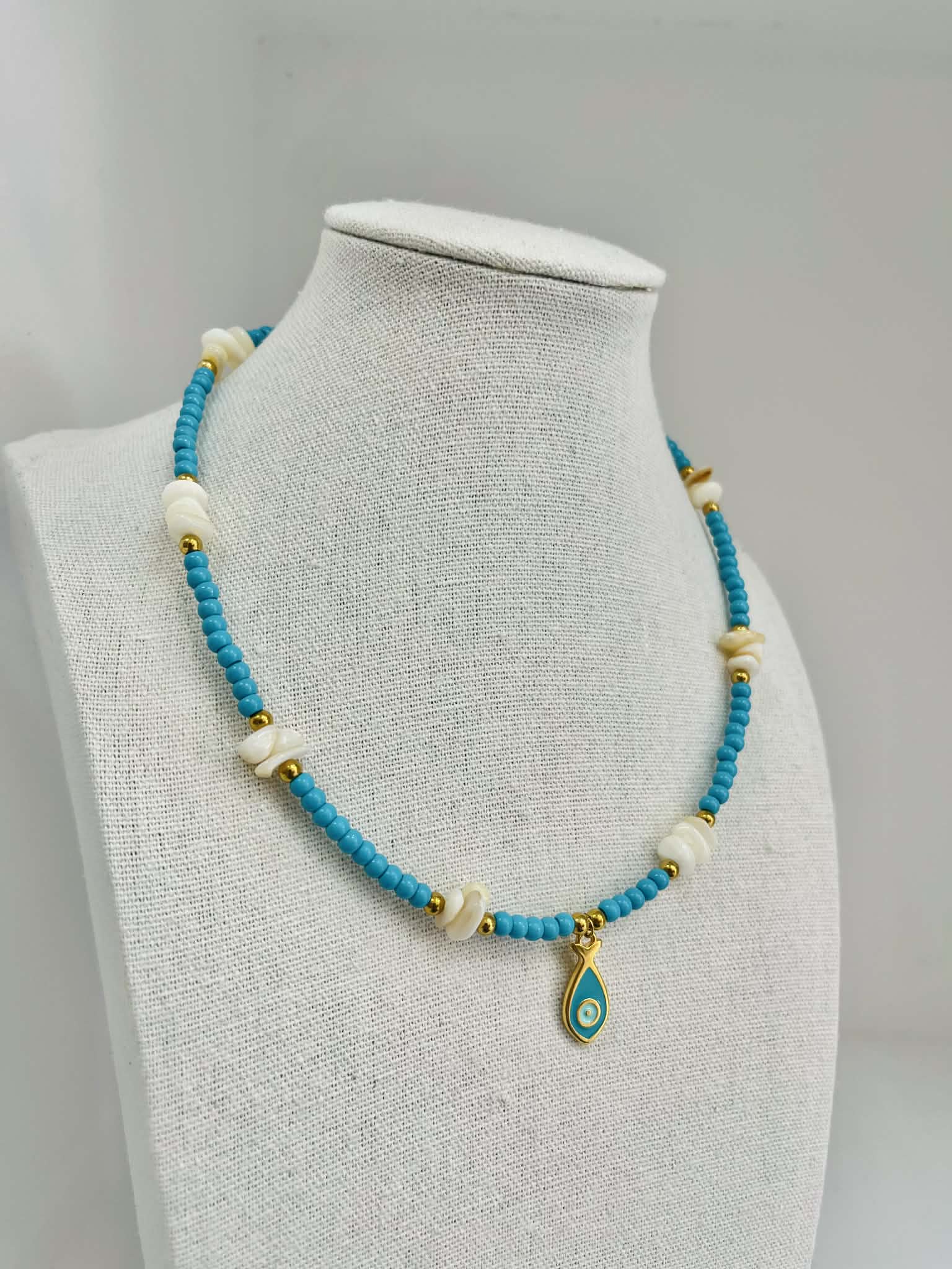 Santorini Eye Neckalce
