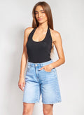 Halter Top Bamboo Μαύρο