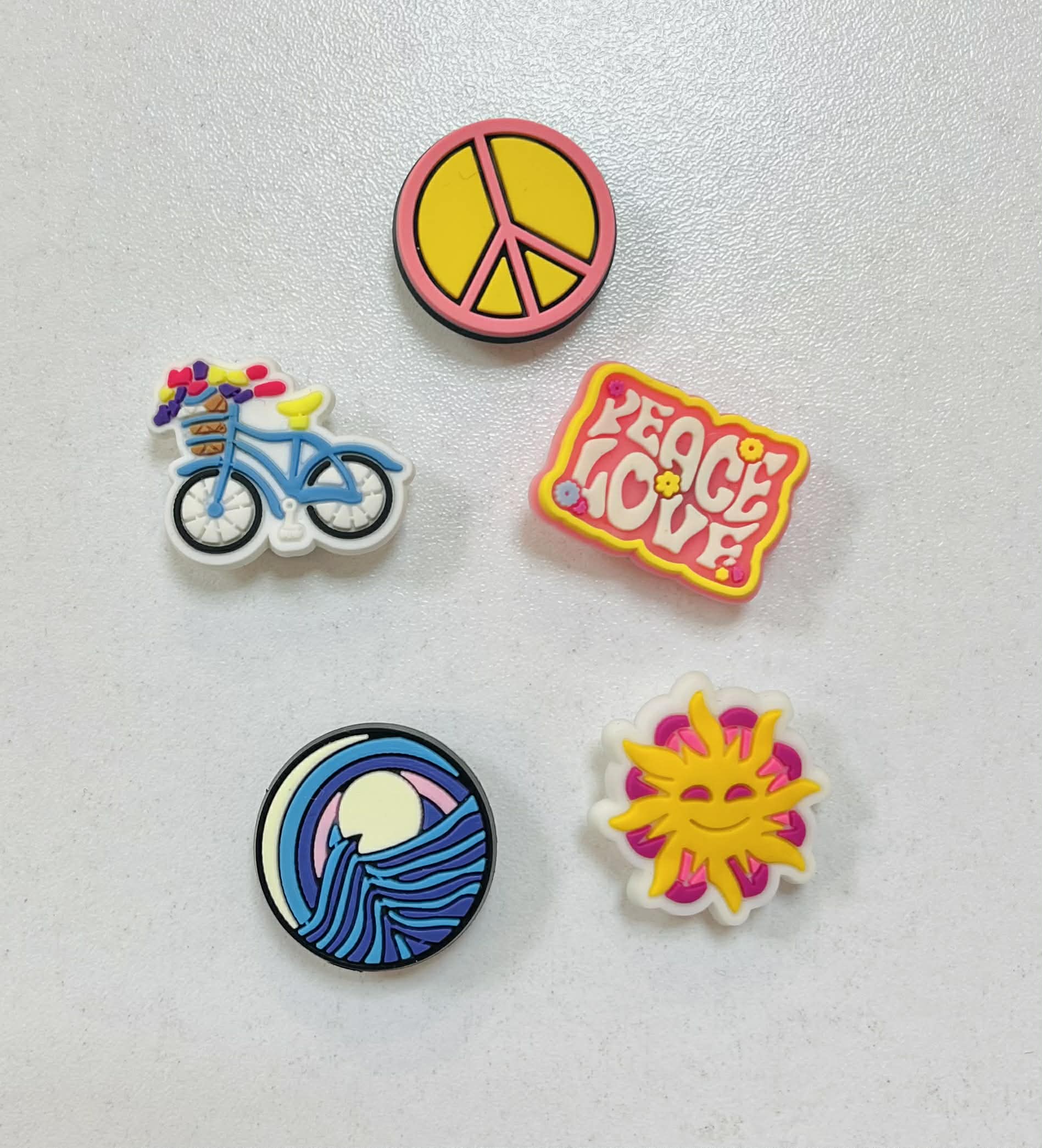 Crocs charms peace 5τμχ