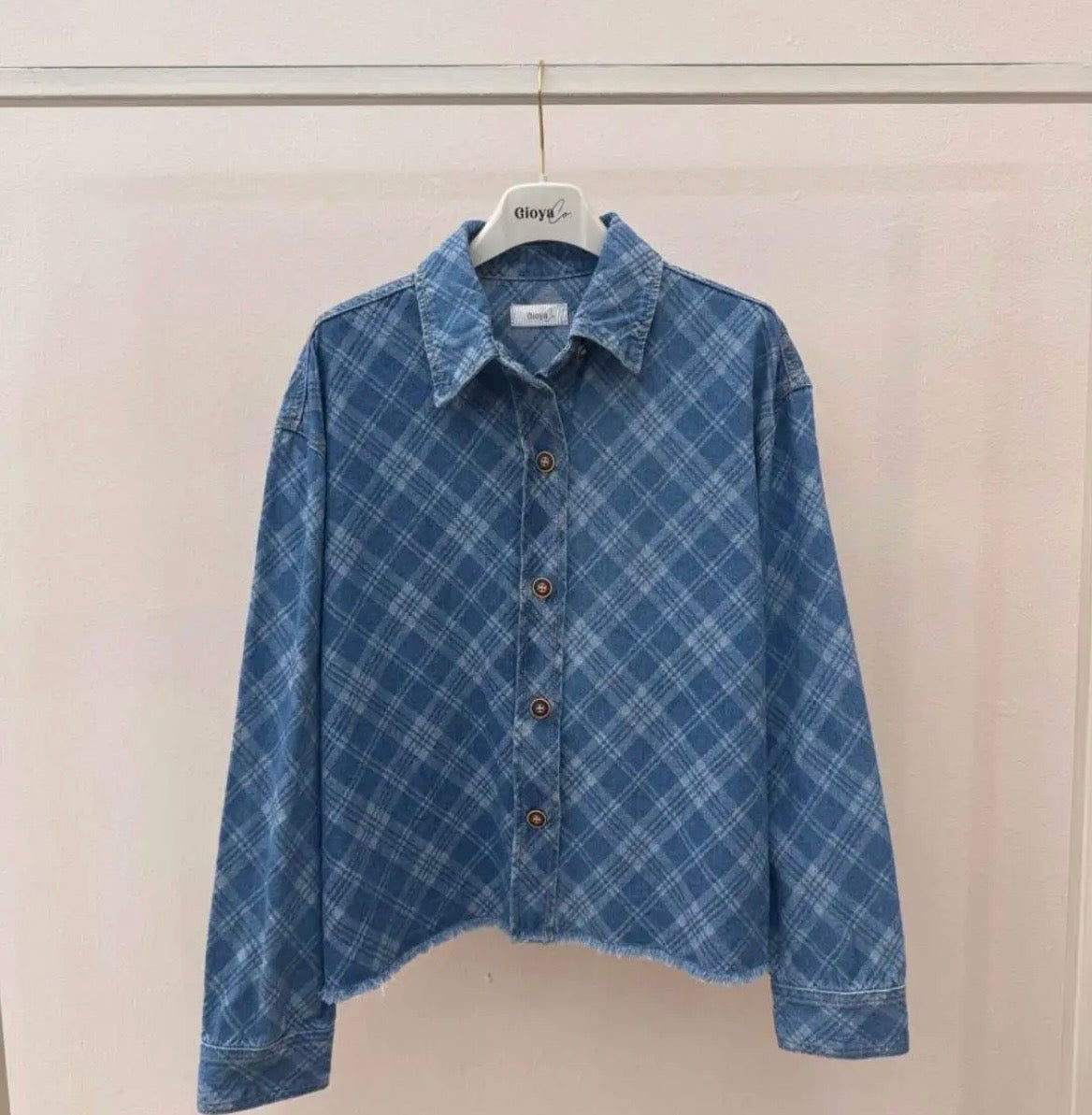Plaid Denim Shirt