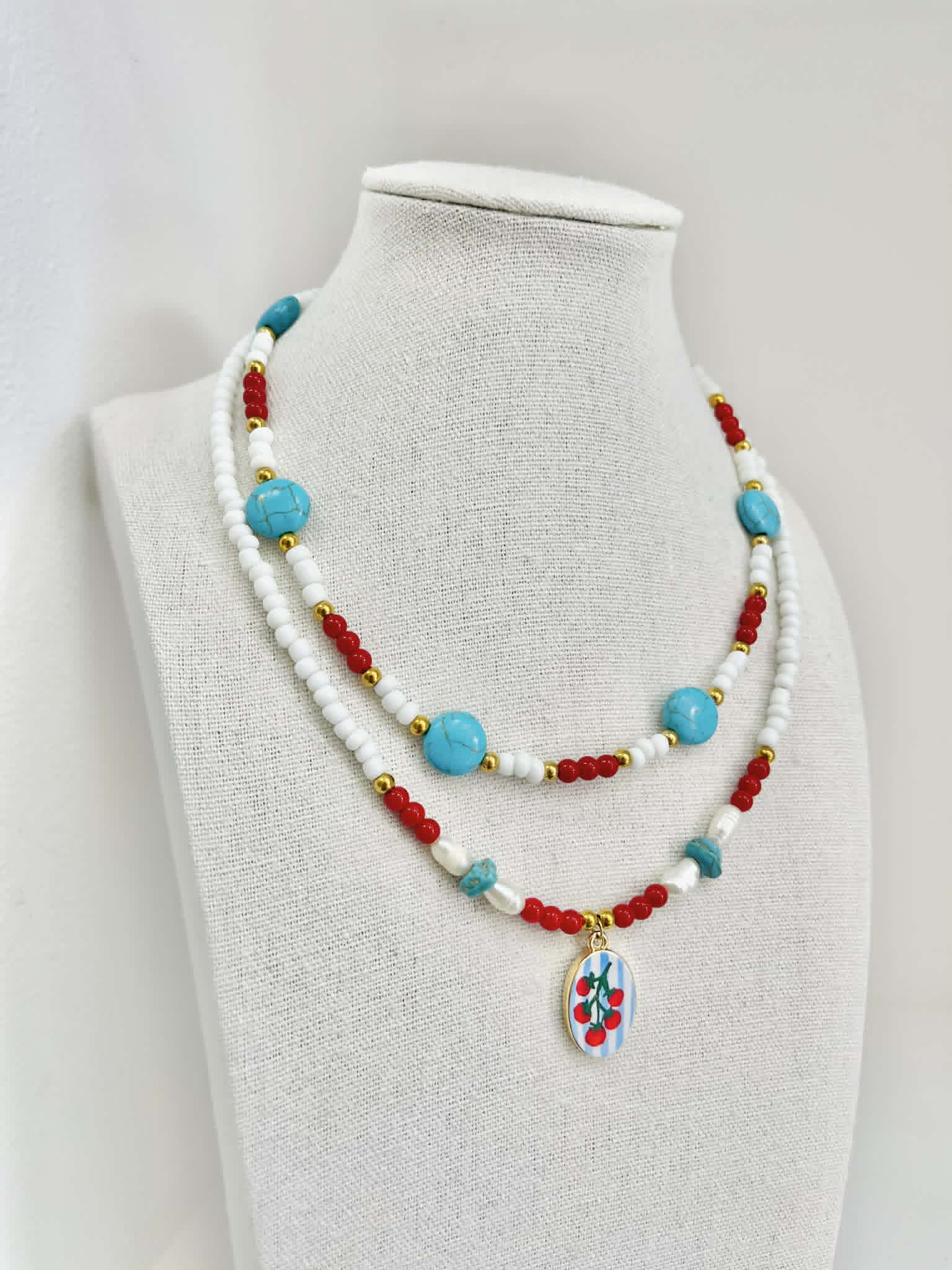 Mykonos Beads Necklace