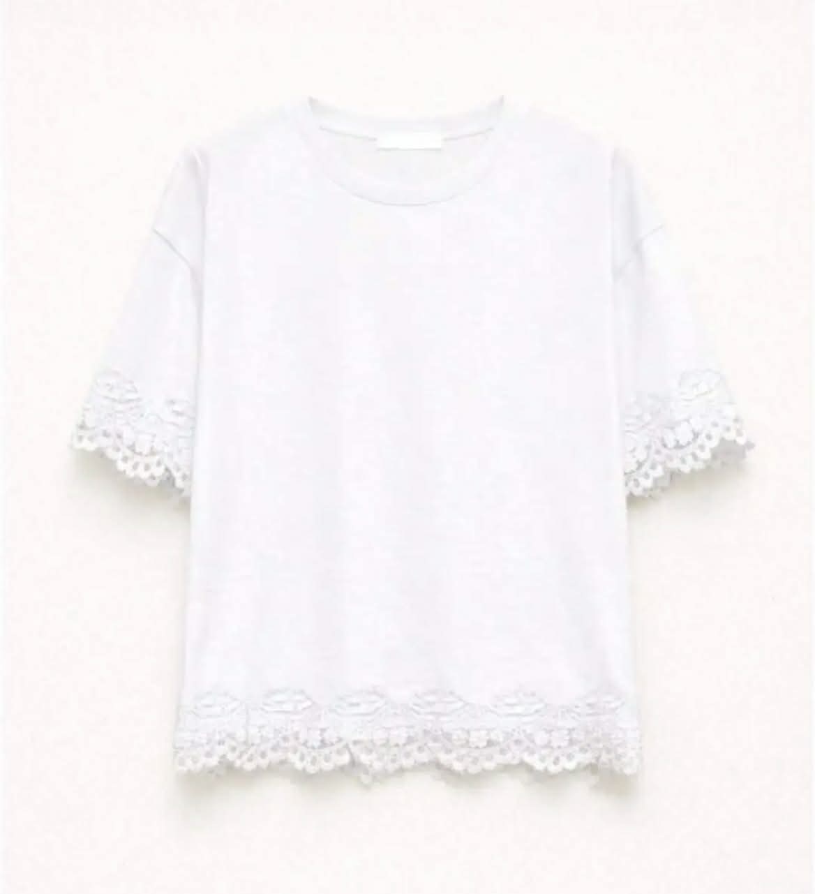 Romantic Top Lumina White