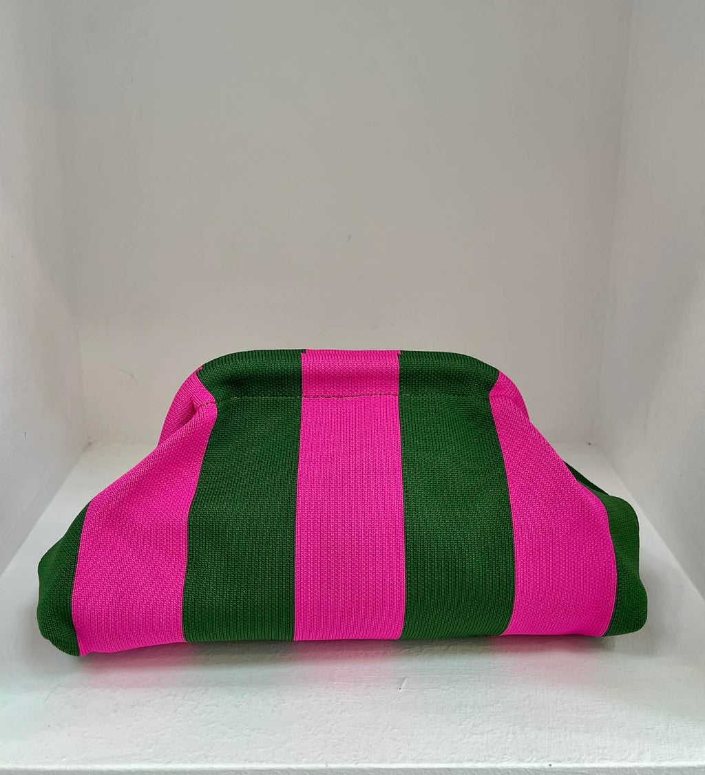 Aura Clutch - Pink / Green