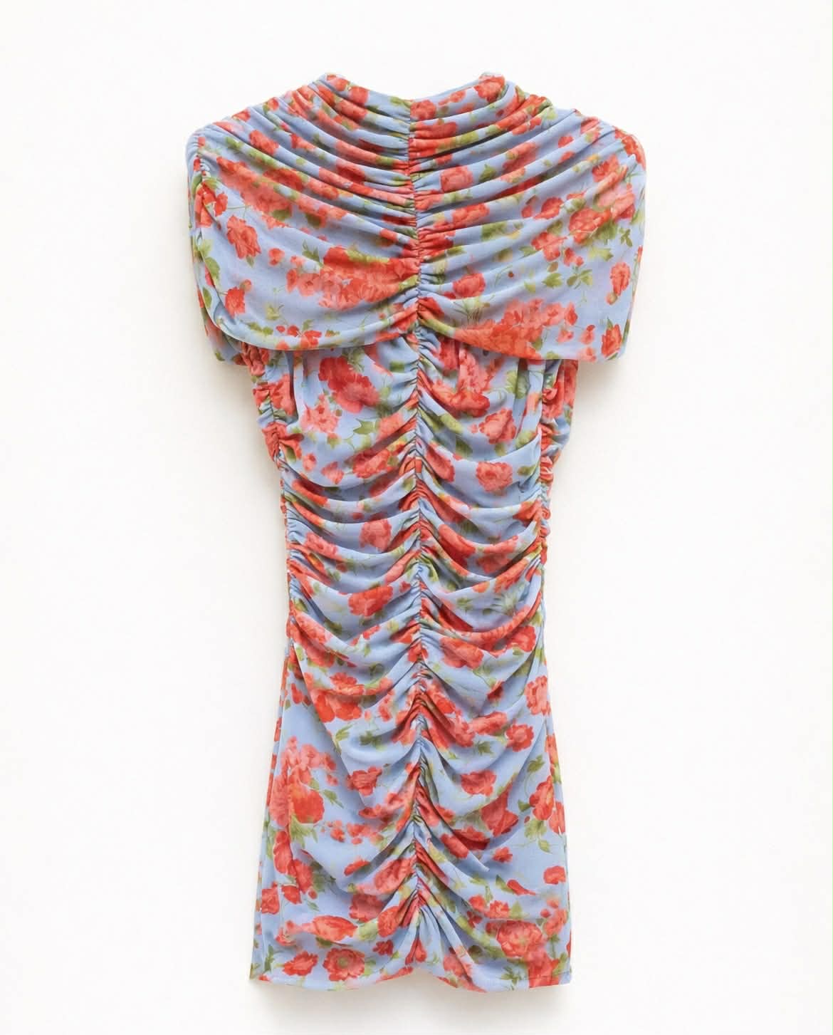 Floral Dress With Gripping