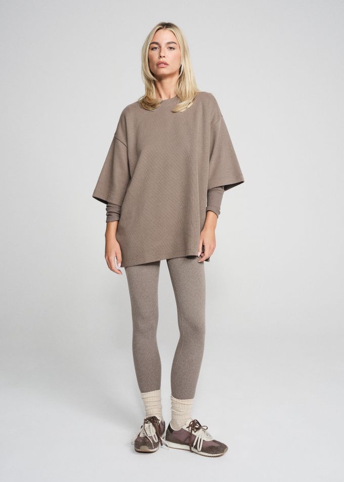 Μπλούζα με oversized βαμβάκι