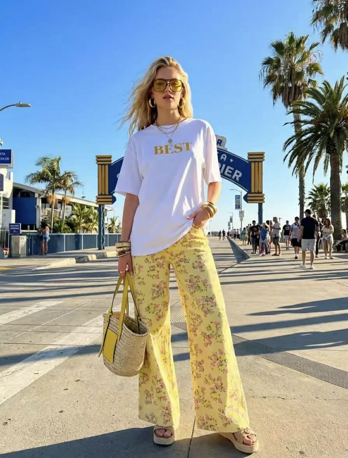 Blossom Denim Yellow