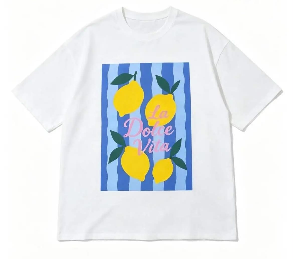 T-SHIRT BLUE LEMONS