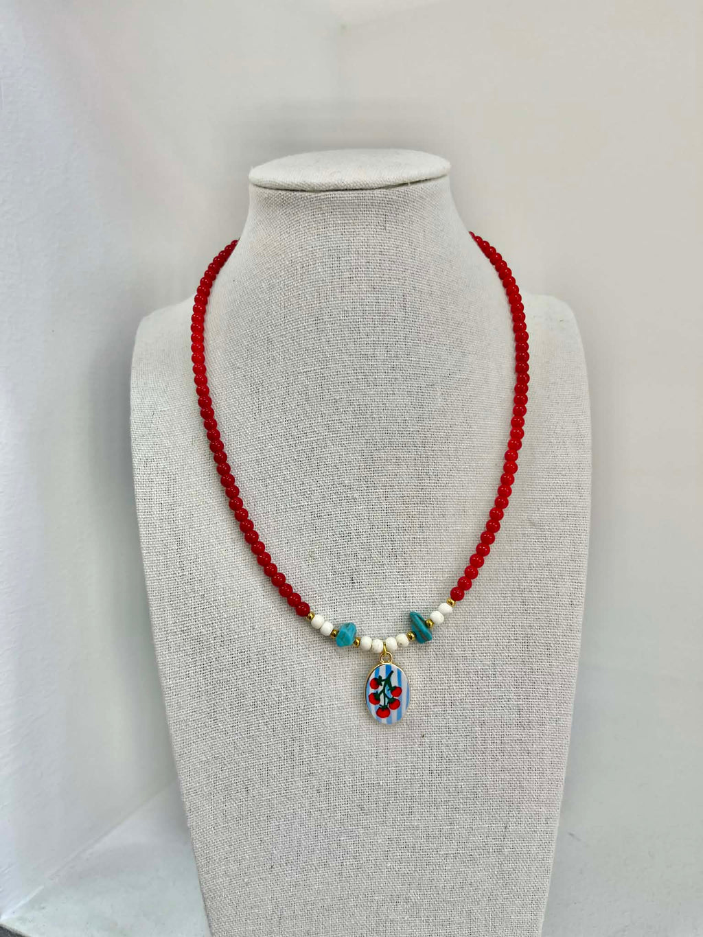 Tomato Handmade Necklace