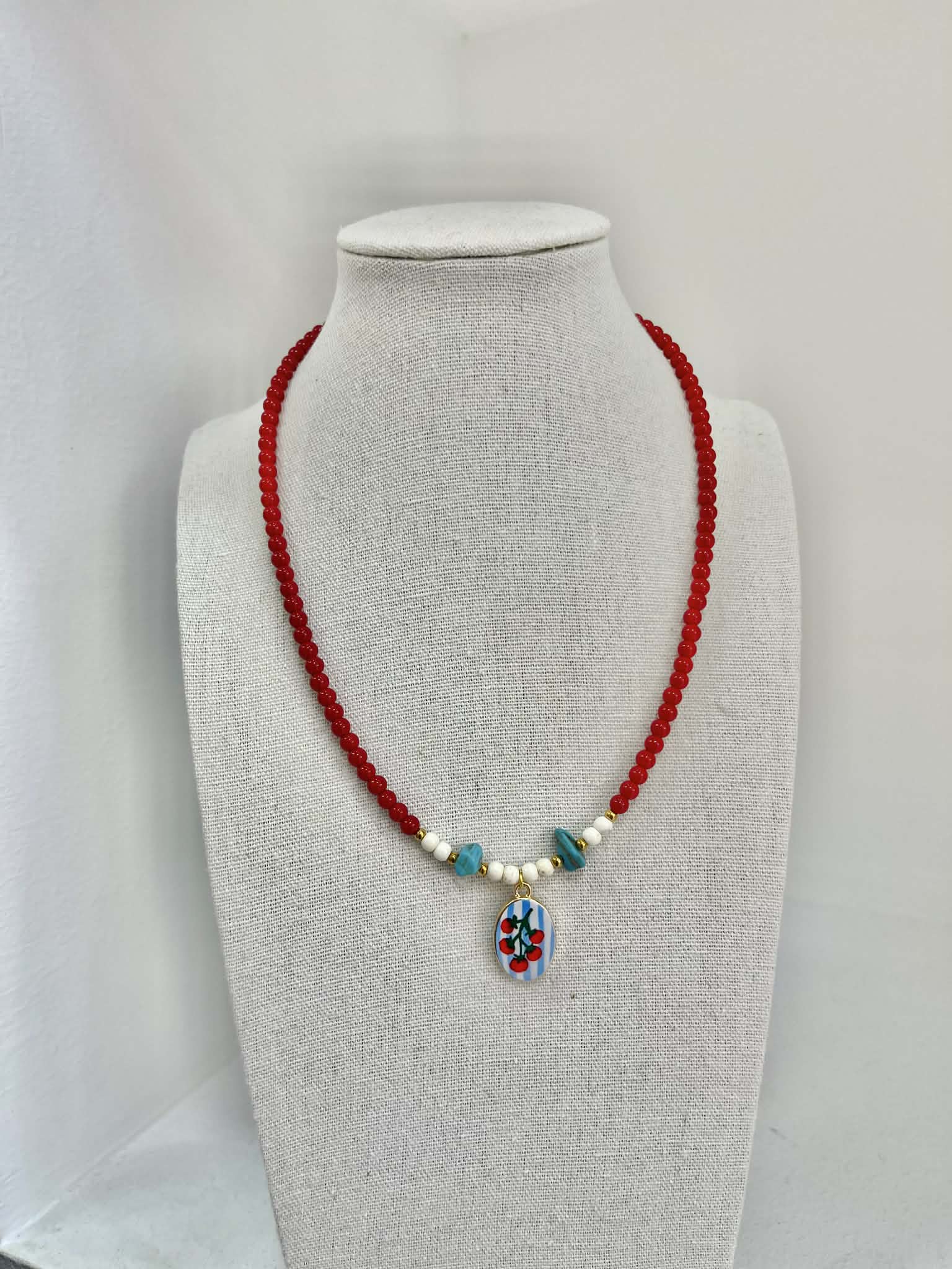 Tomato Handmade Necklace