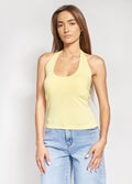 Halter Top Bamboo Κίτρινο