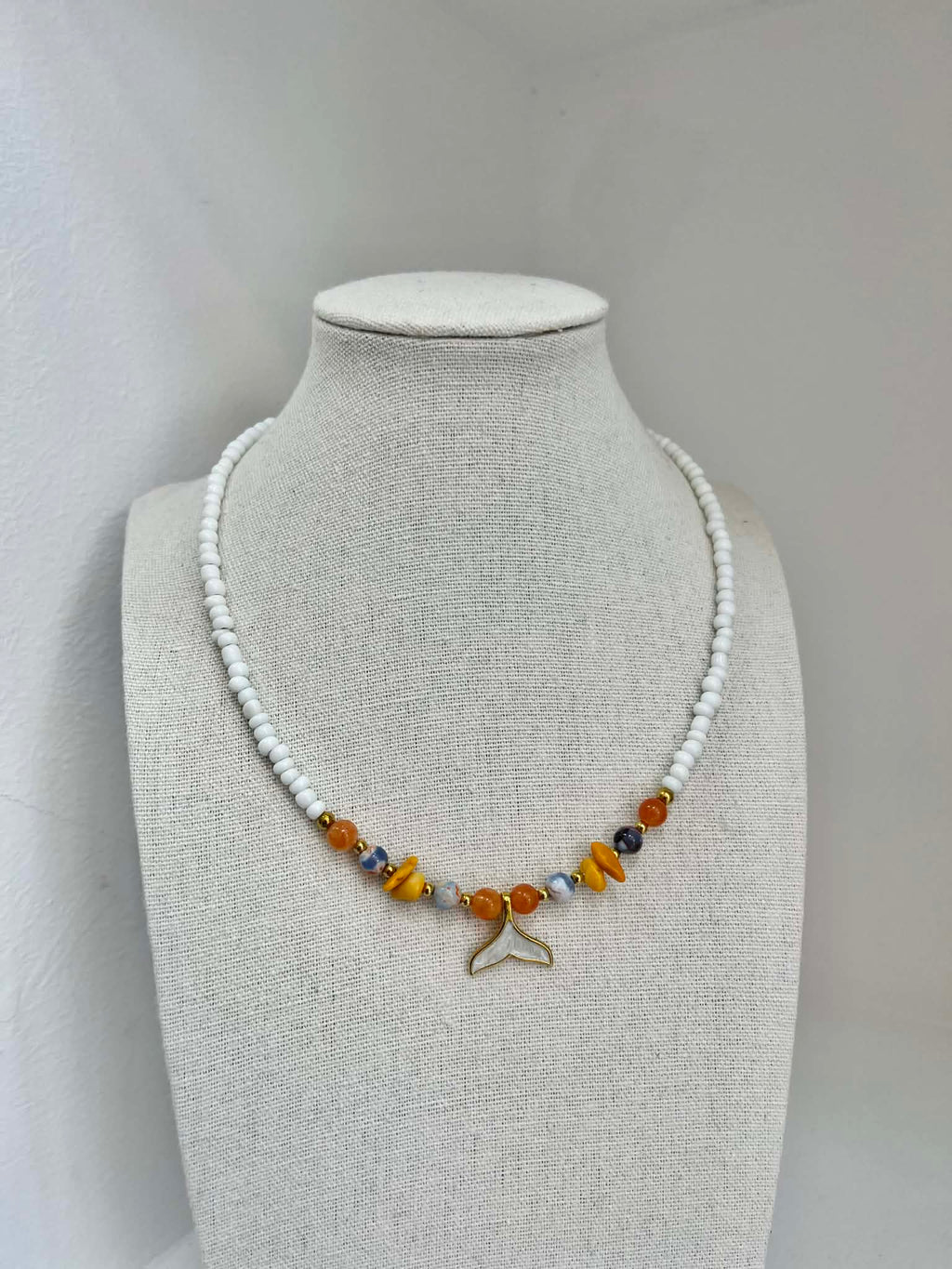 Coral Mermaid Necklace