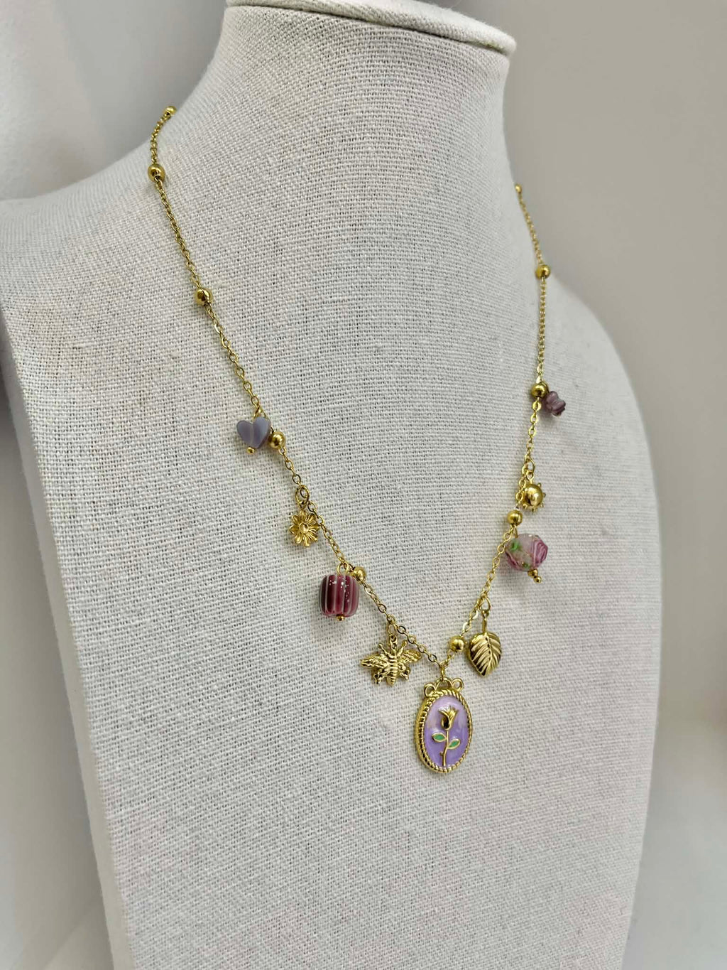 Purple Bloom Charm