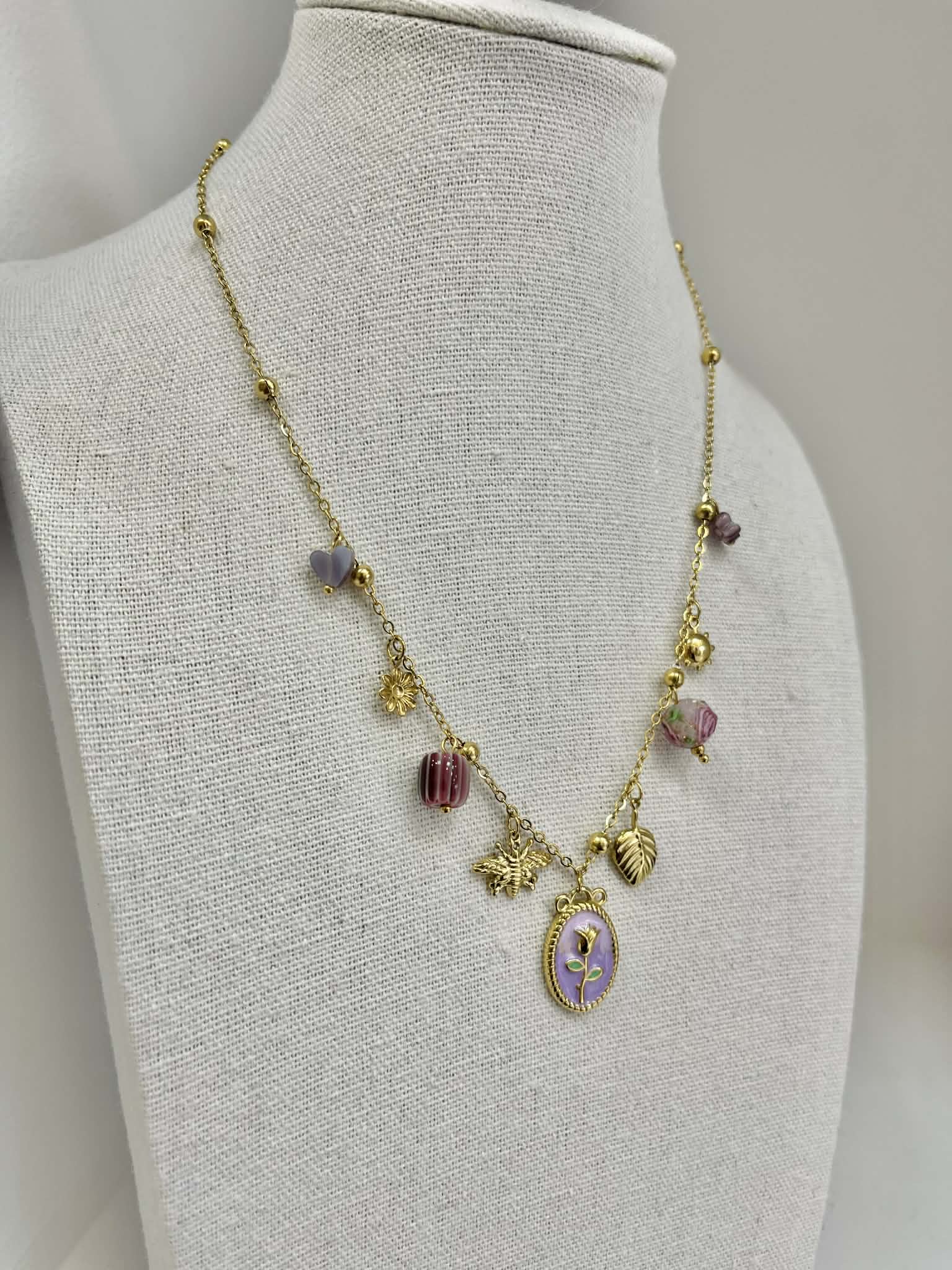 Purple Bloom Charm
