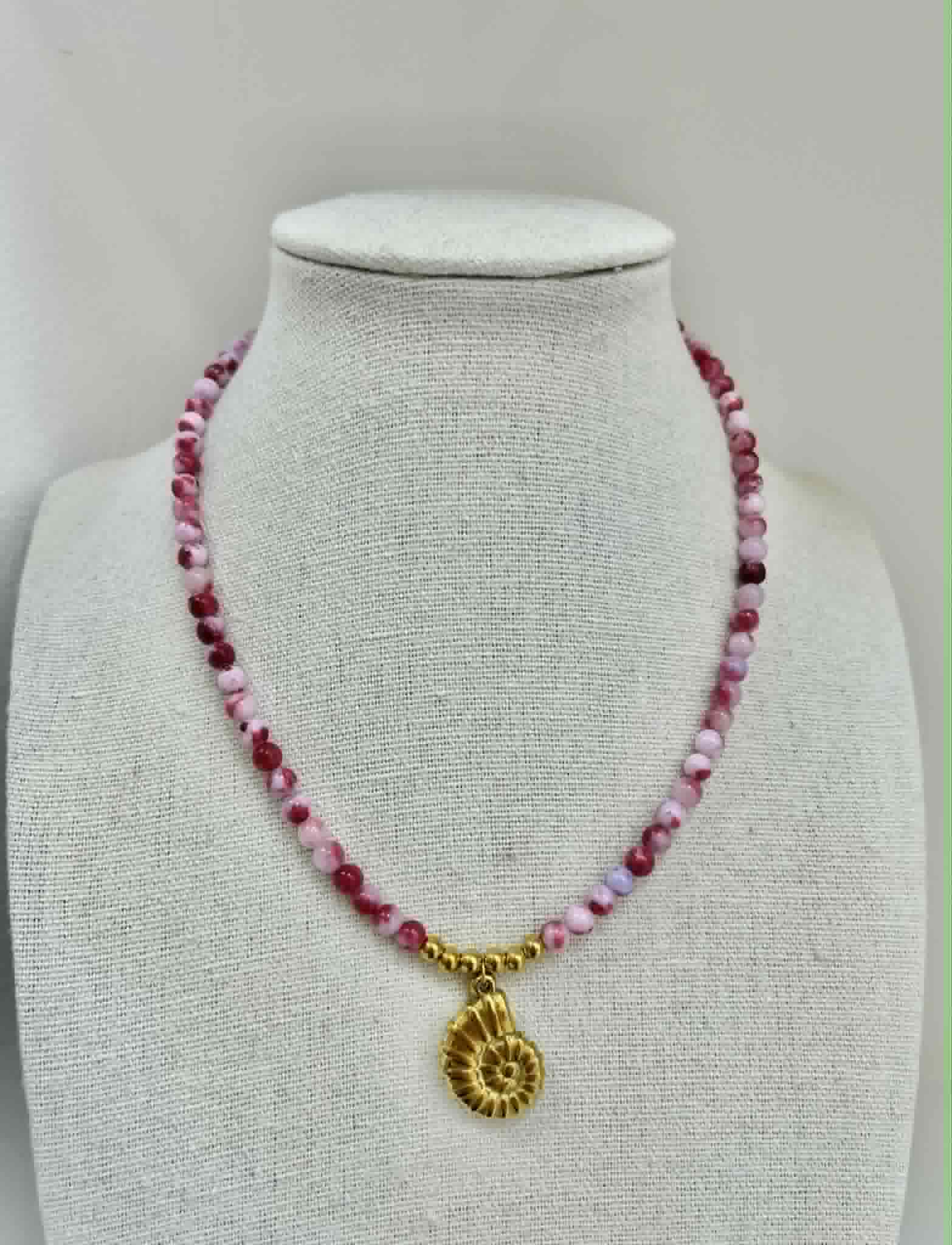 Pink Shell Necklace