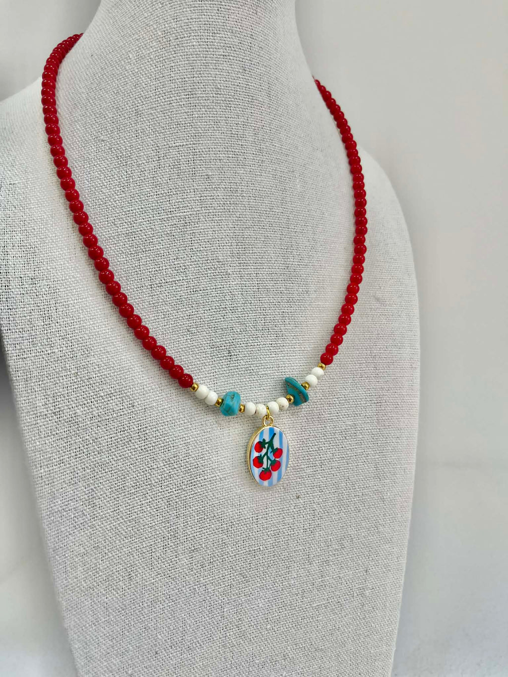 Tomato Handmade Necklace