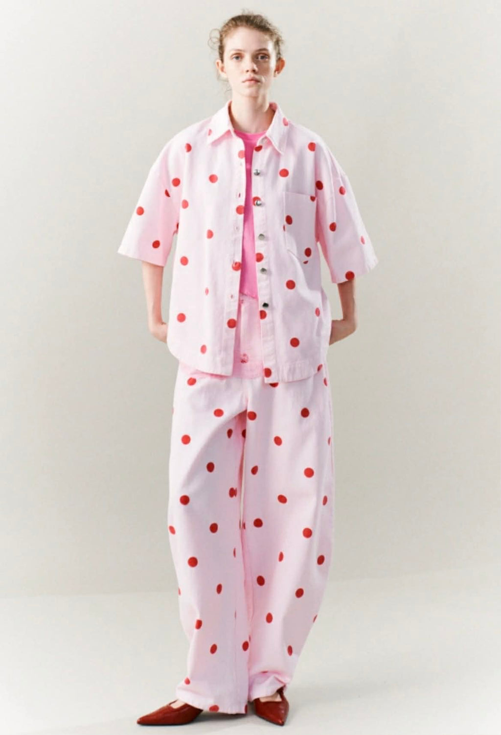 Lumina Trousers With Polka Dot Print