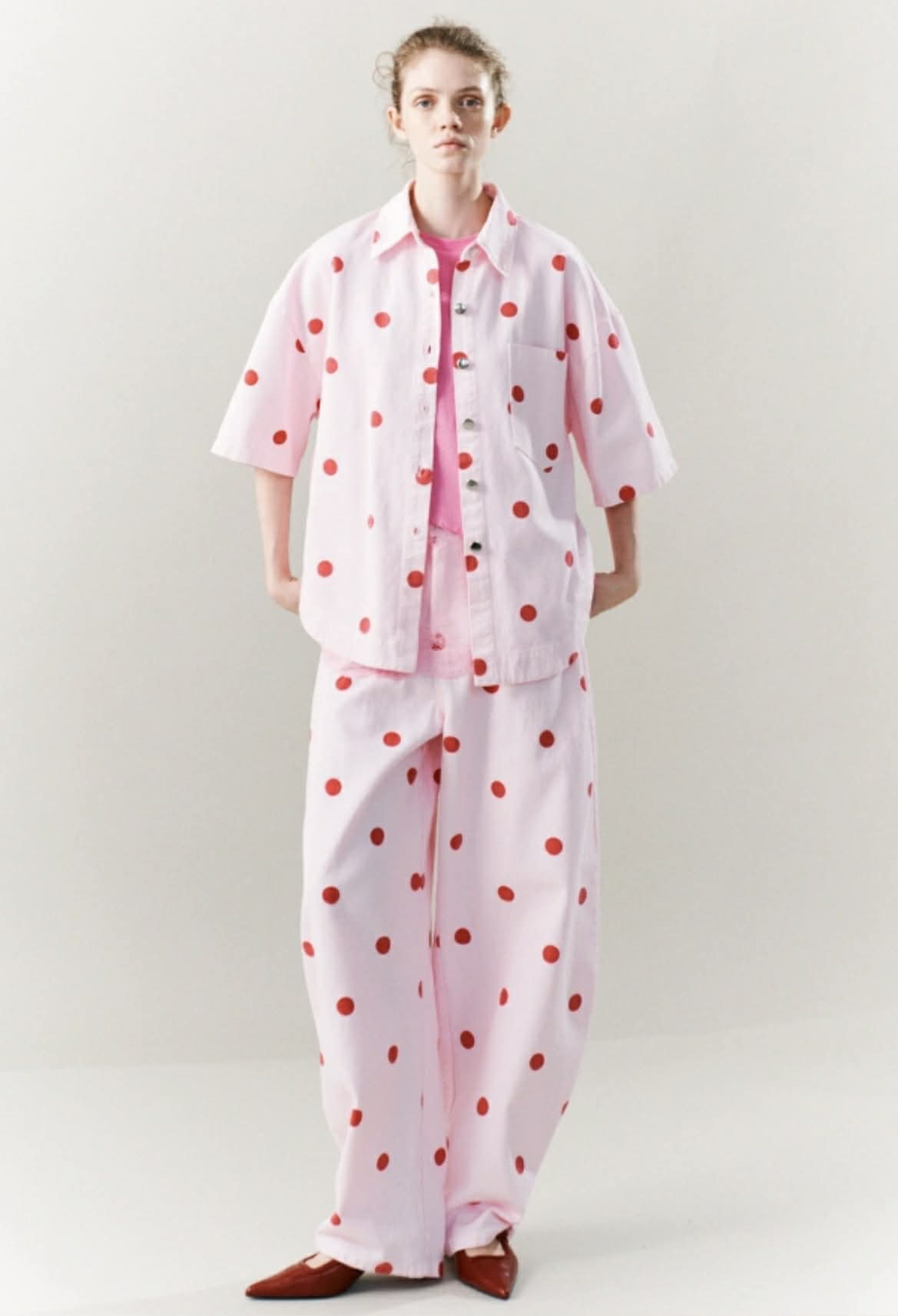 Lumina Trousers With Polka Dot Print
