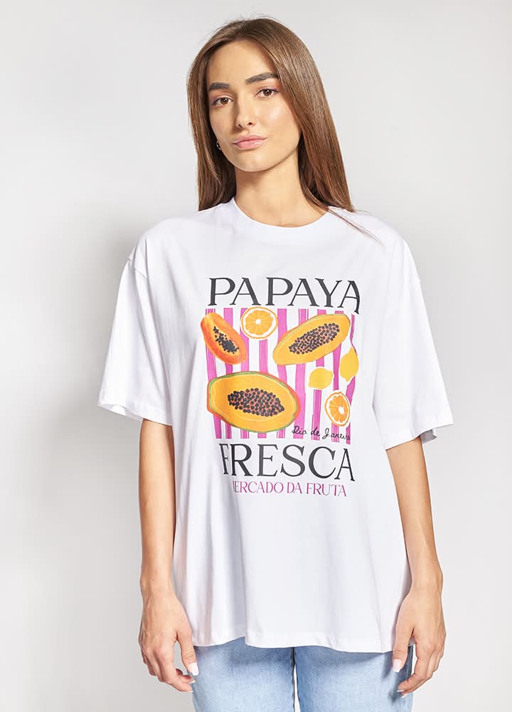 Oversized T-Shirt Papaya