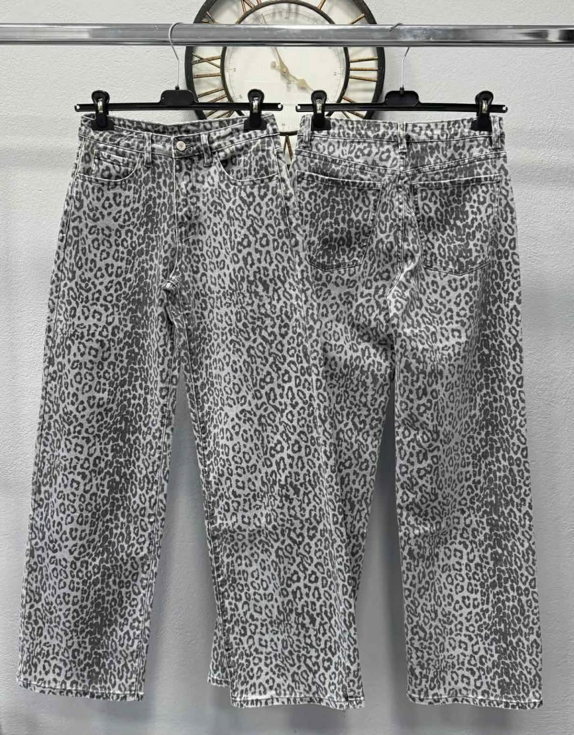 Leopard Denim Jean