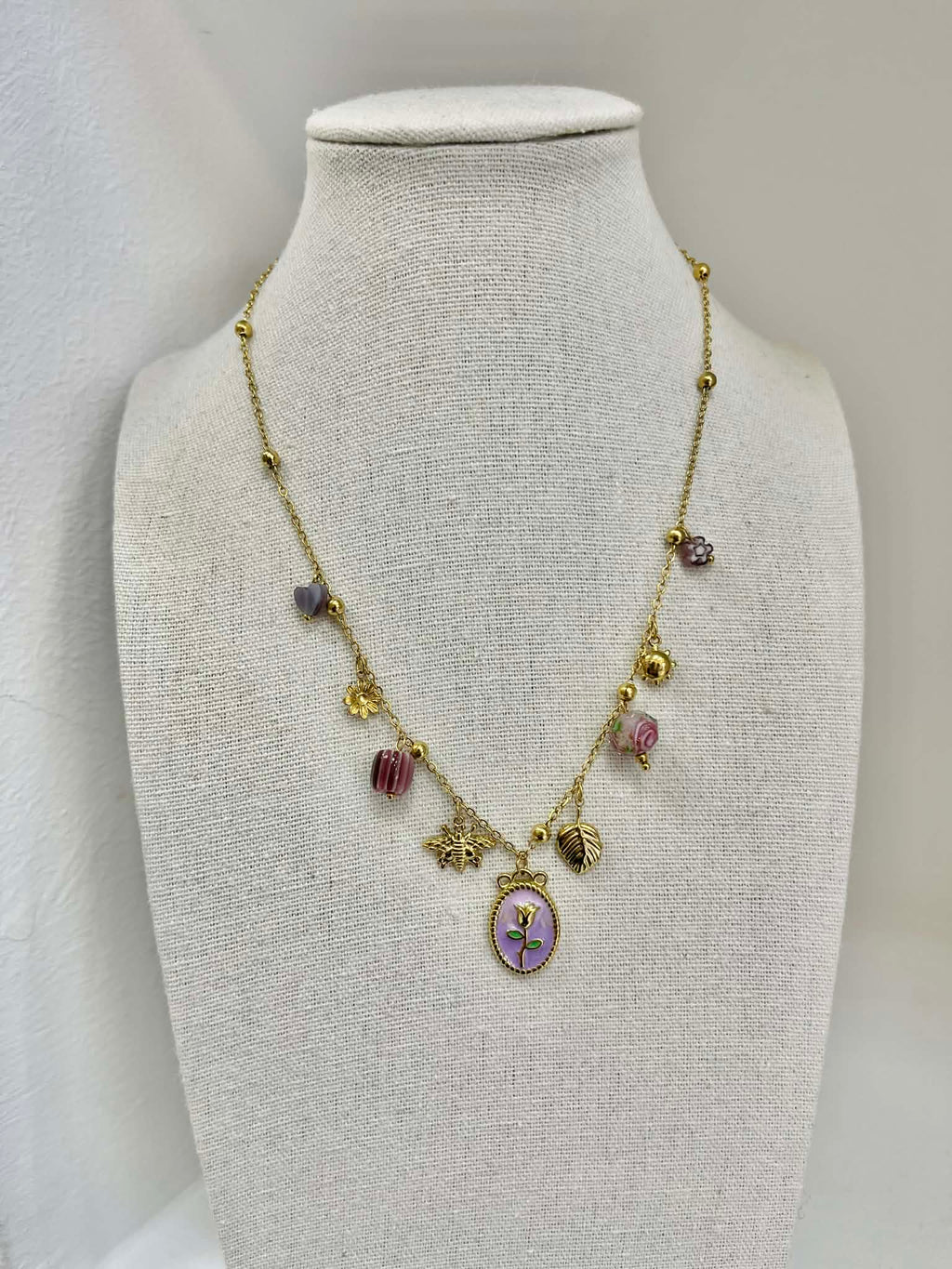 Purple Bloom Charm