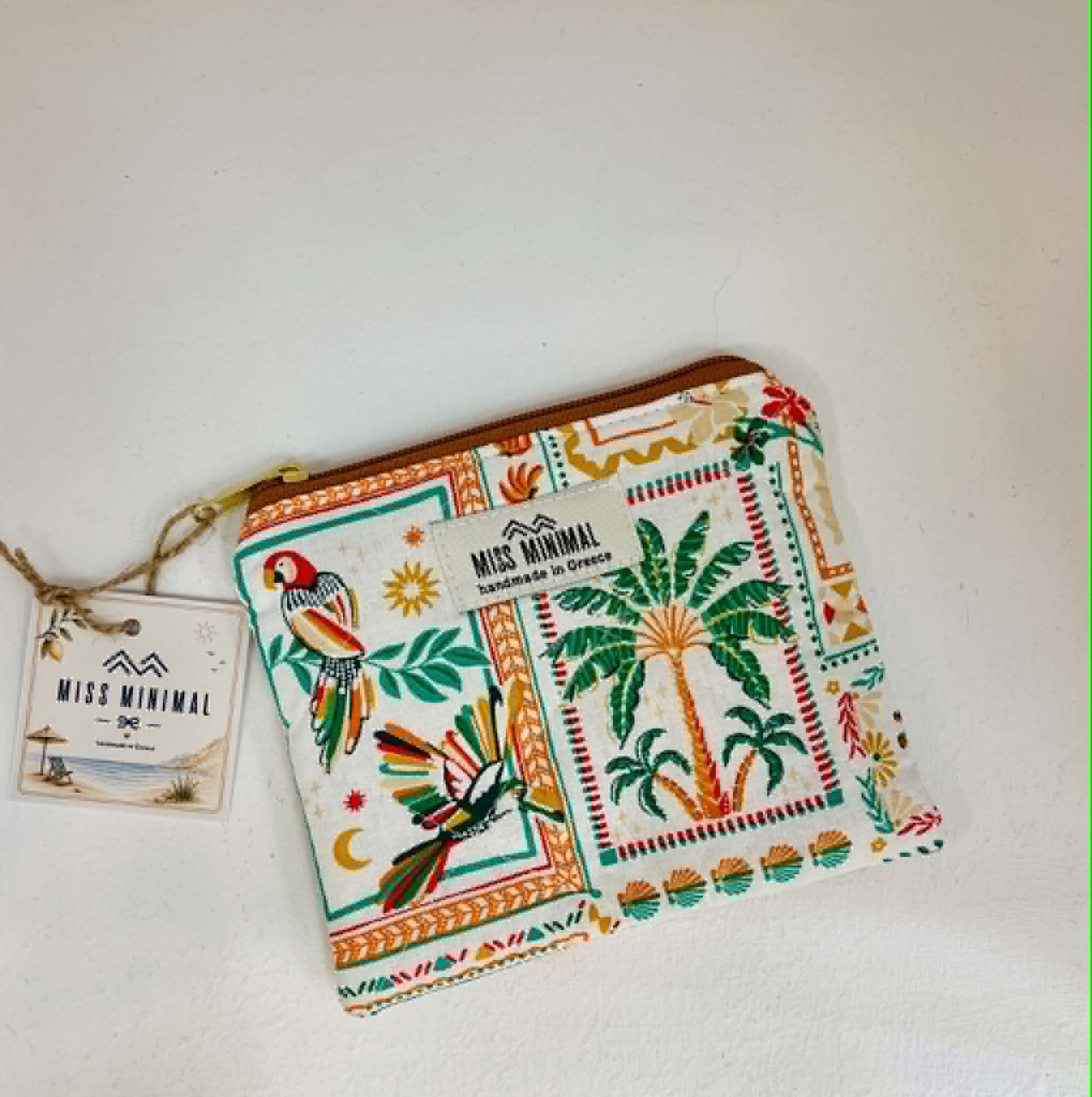 Tropical Mini Zipper Pouch