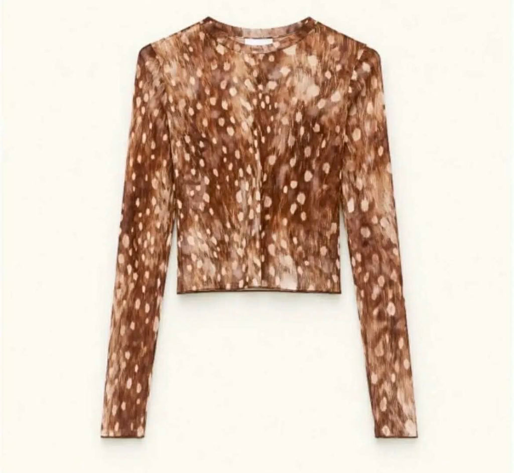 Animal Print Top