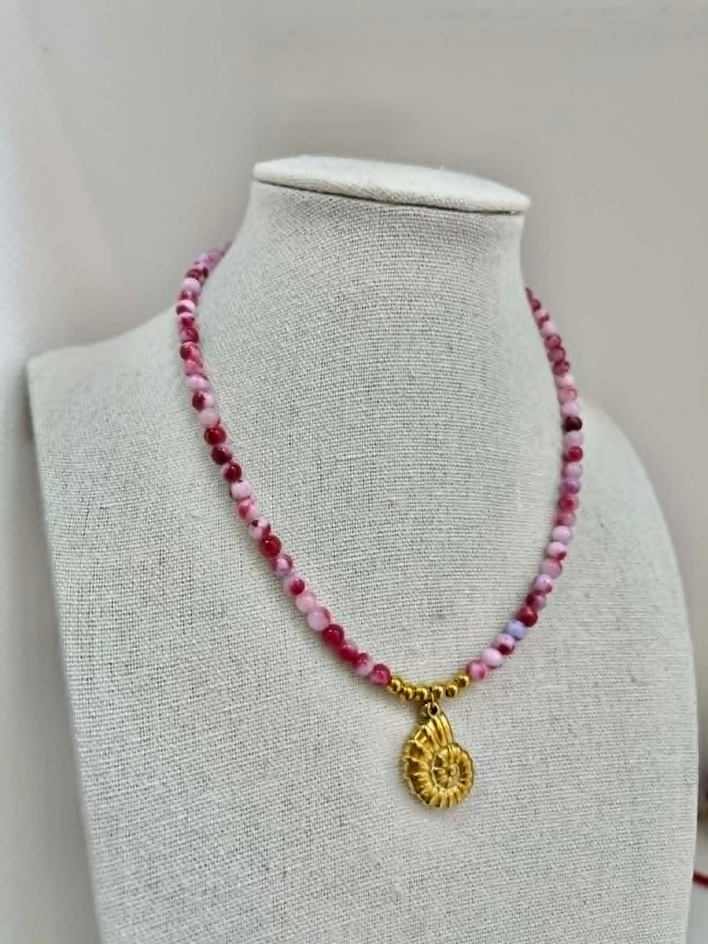 Pink Shell Necklace