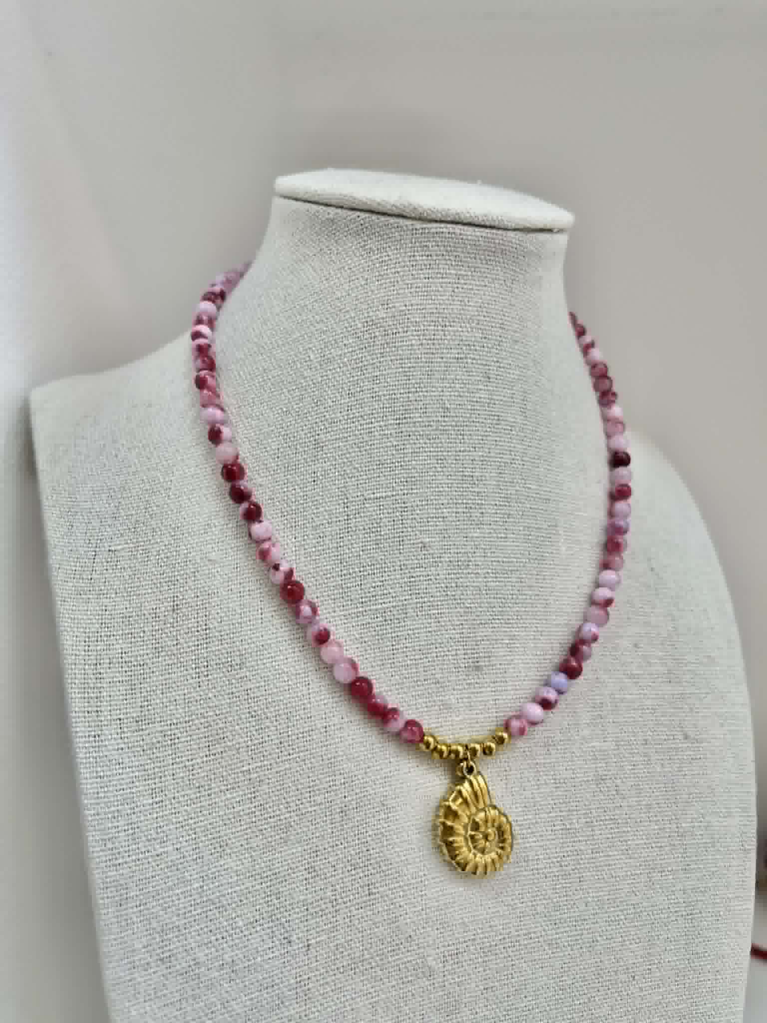 Pink Shell Necklace