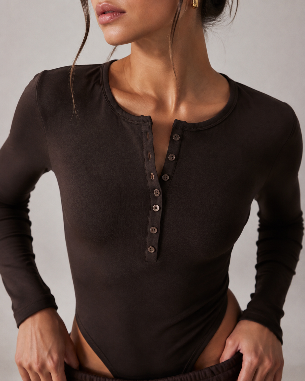 Brown Bodysuit