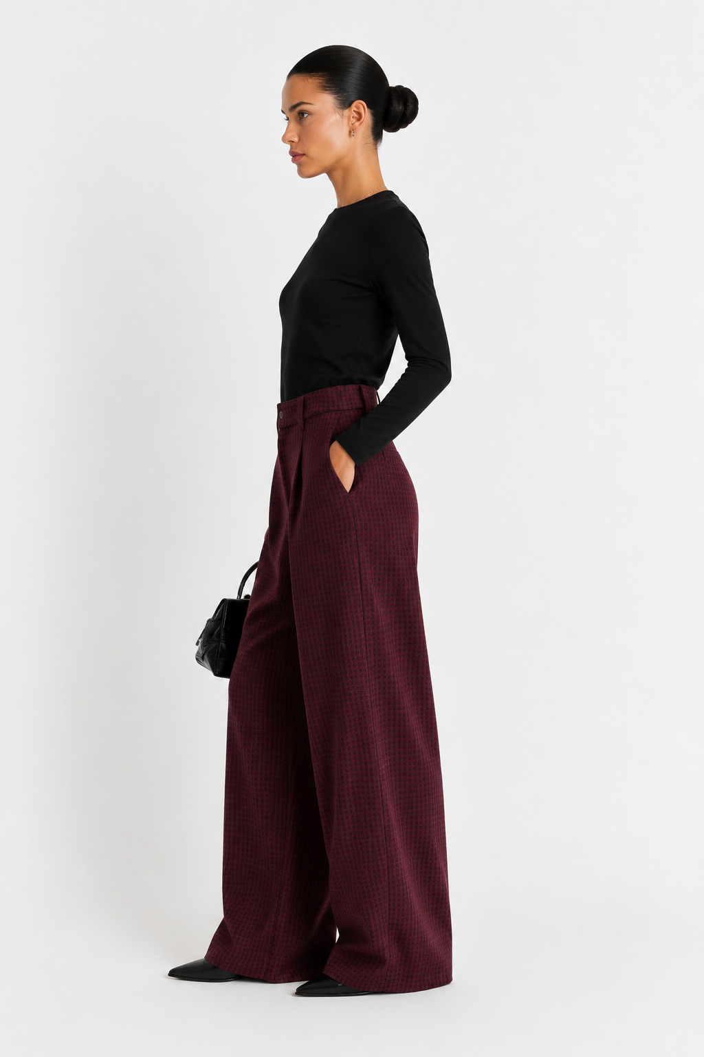Lumina Pants Burgundy
