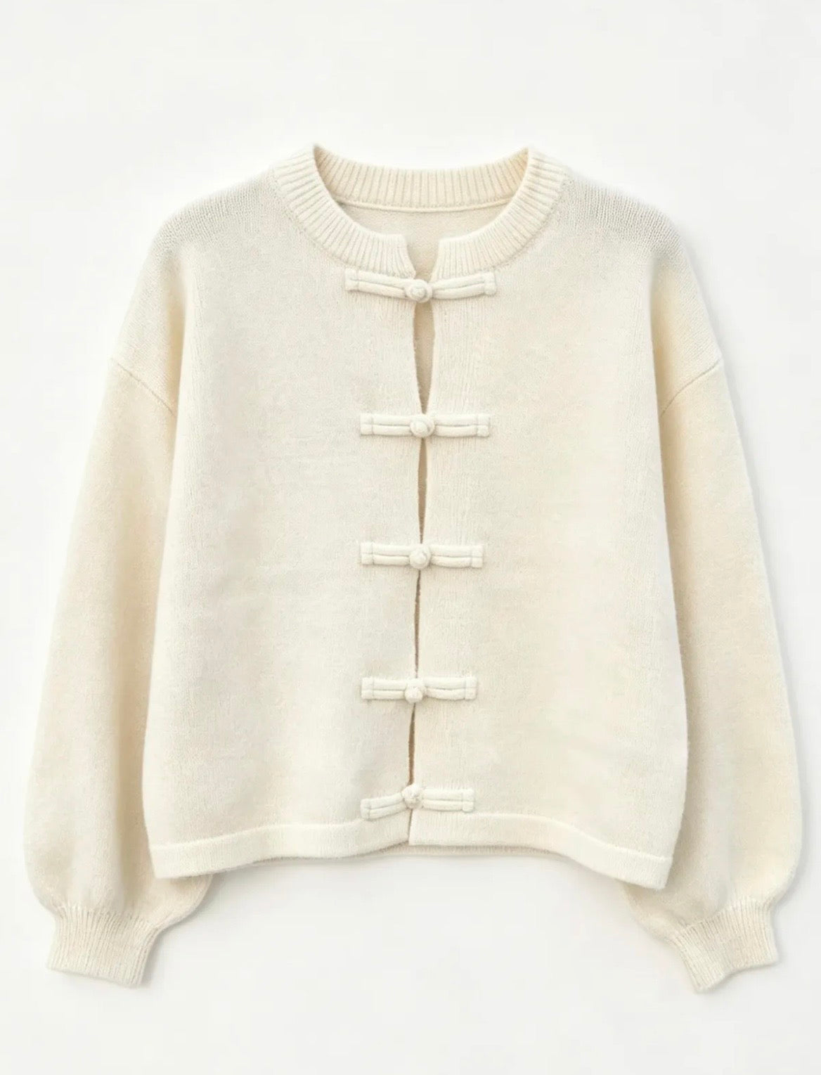 Cozy Oriental Knit Cream