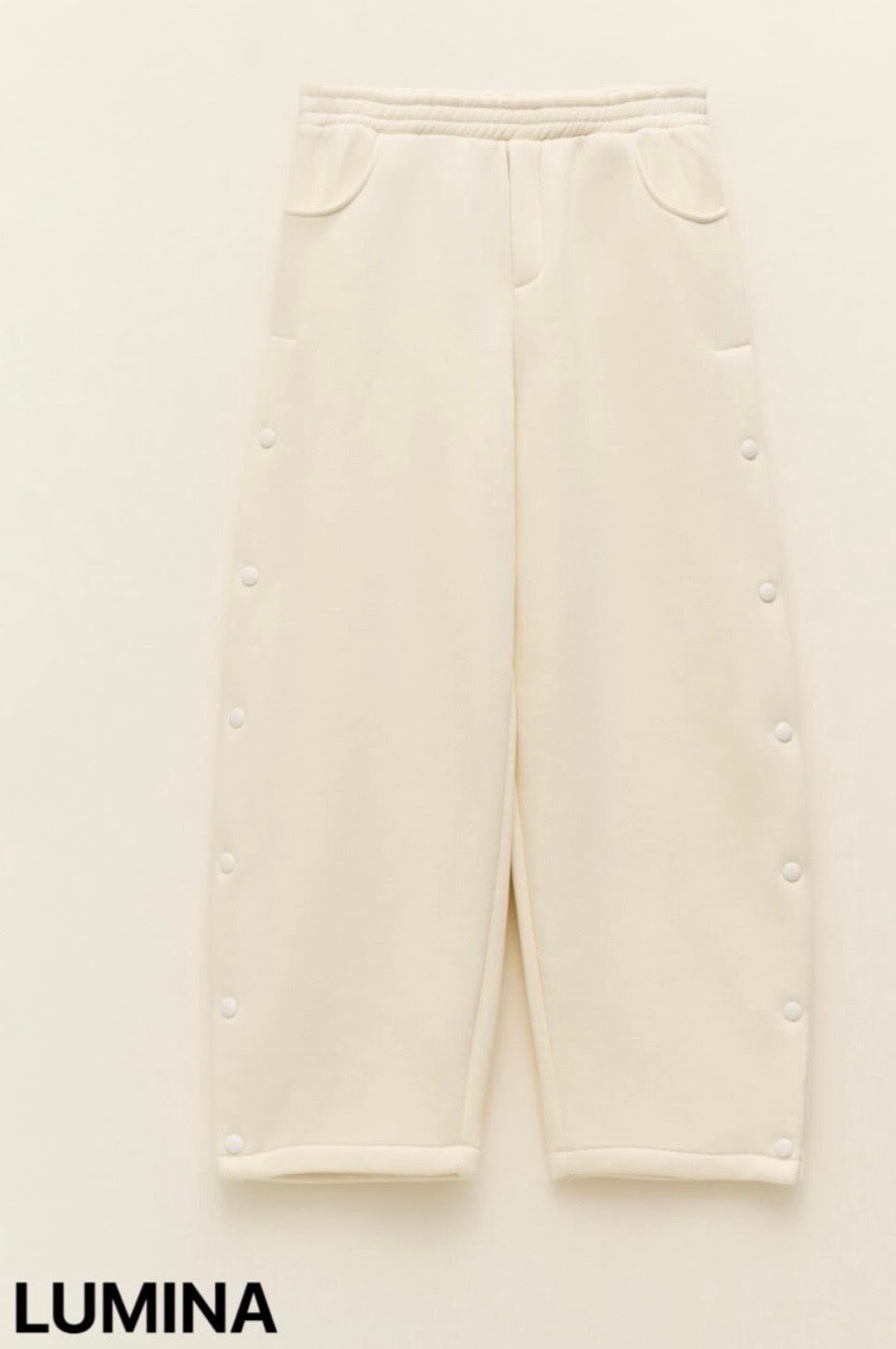 Lumina Button Detail Sweatpants