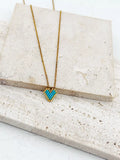Mini heart blue Mimi