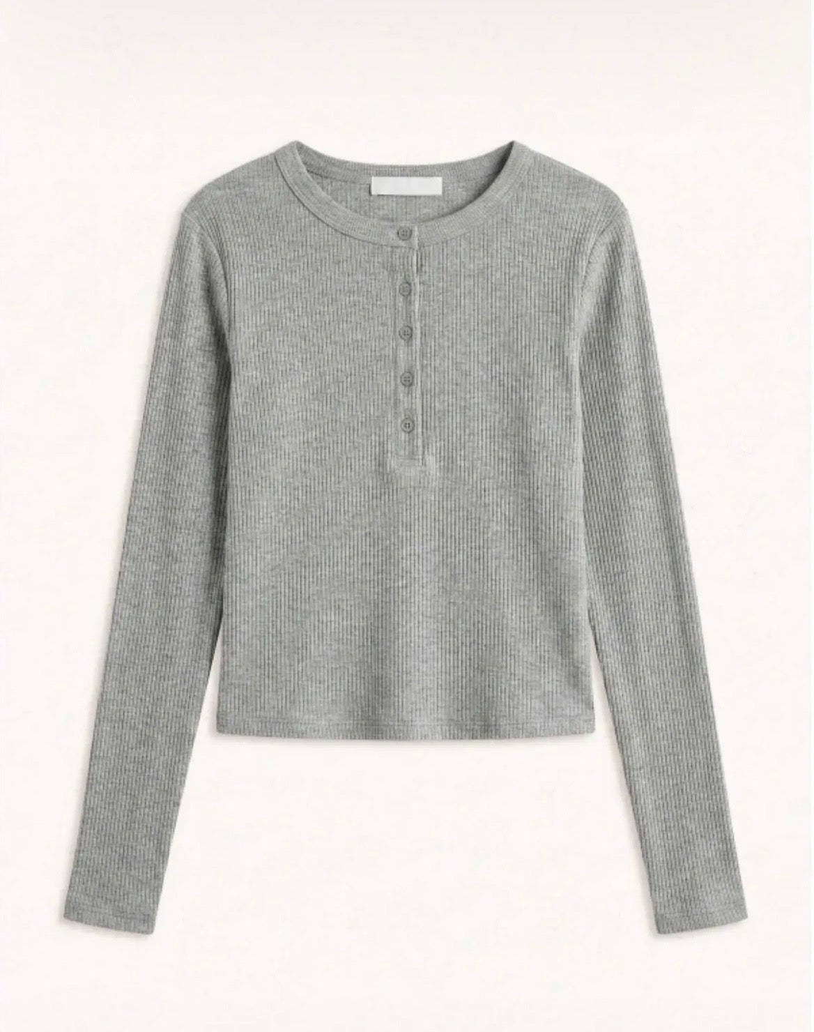 Lumina button top grey