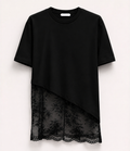 Lumina lace Detail Black