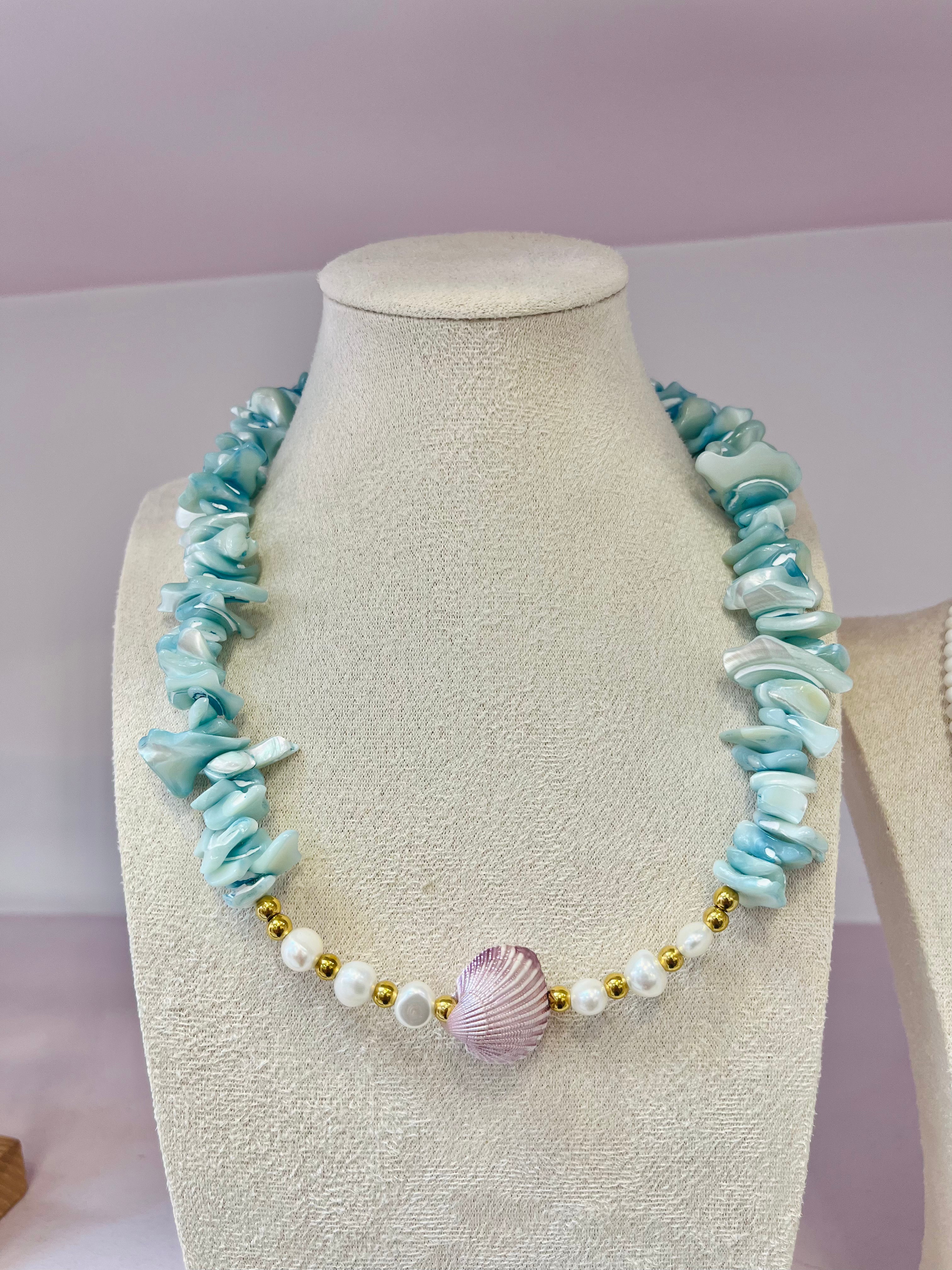 Blue Kiss Necklace